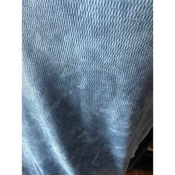 Age of Wisdom Blue V-Neck Tunic-Style Shirt – Men’s Casual Top - Picture 4 of 5